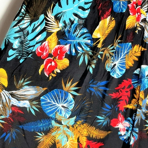 Sleeveless Tropical/Floral Print Mini Dress- NWOT - Picture 7 of 8